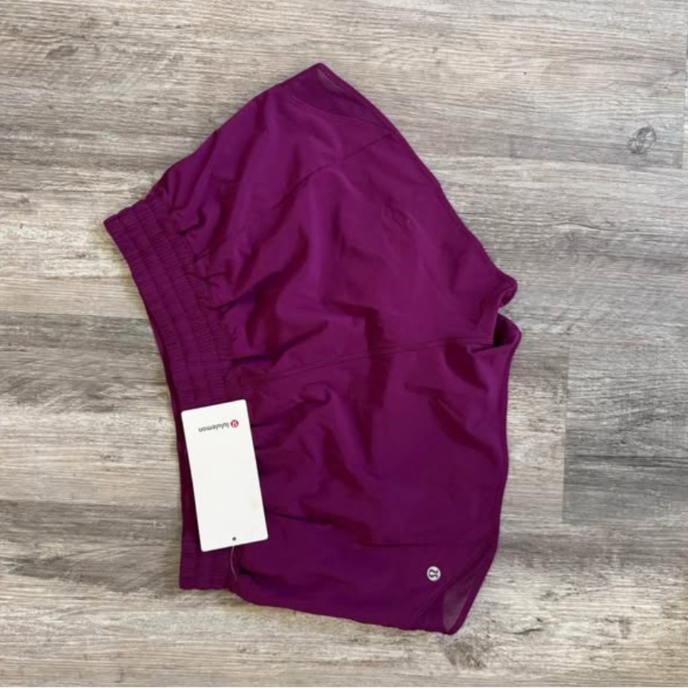 lululemon athletica Women's Magenta Athletic Shorts